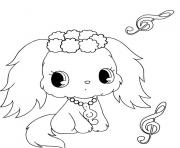 Coloriage Jewelpet sapphie 2