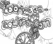 Coloriage adulte coloriagesadultees by zenfeerie