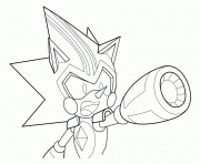 Coloriage classic Sonic Sega