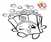 Coloriage shopkins popcorn