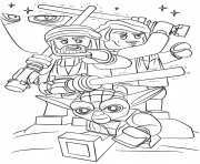 Coloriage lego star wars clone wars