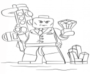 Coloriage lego lex super heroes