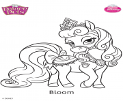 Coloriage palace pets bloom disney