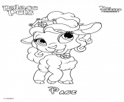 Coloriage page princess disney