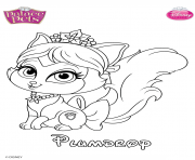 Coloriage plumdrop princess disney