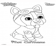 Coloriage whisker haven pilot princess disney