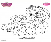 Coloriage palace pets lychee disney