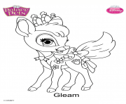 Coloriage gleam princess disney