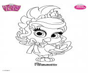 Coloriage palace pets birdadette disney