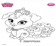 Coloriage truffles princess disney