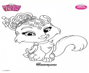 Coloriage palace pets snowpaws disney