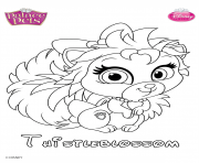 Coloriage thistleblossom princess disney