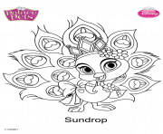 Coloriage sundrop princesss disney