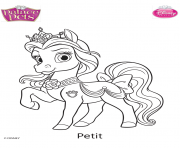 Coloriage palace pets petit disney