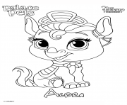 Coloriage alora princess disney