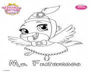 Coloriage ms featherbon princess palace pet disney