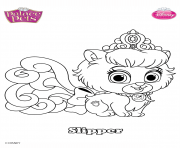 Coloriage palace pets slipper disney