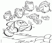 Coloriage Marin recherche son fils Nemo