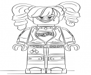 Coloriage the lego batman harley