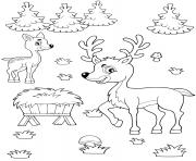 Coloriage reine sapin de noel