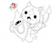 Coloriage yo kai watch 2