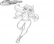 Coloriage batgirl super hero girls