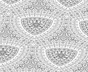 Coloriage adulte pattern zentangle