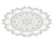 Coloriage mandala noel 10