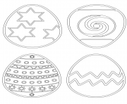 Coloriage oeuf de paquess patterns