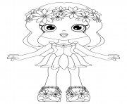 Coloriage Shoppies Dolls Daisy Petals