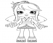 Coloriage Sara Sushi Doll Coloring for Girls