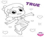 Coloriage True 1 true and the rainbow kingdom