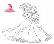 Coloriage Princesse Disney Ariel