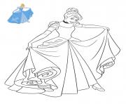 Coloriage Princesse Disney Cendrillon