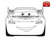 Coloriage film cars 3 flash mcqueen voiture rouge