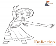 Coloriage ballerina felicie