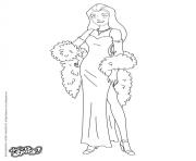 Coloriage sam en robe de soiree totally spies