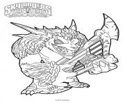 Coloriage skylanders Trap Team Wolfgang