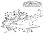 Coloriage skylanders trap team wildfire snap shot