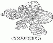 Coloriage skylanders giants crusher