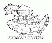 Coloriage skylanders swap force magic lightcore star strike