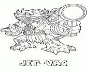 Coloriage skylanders giants air saison 1 jet vac