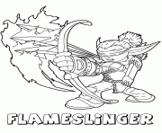 Coloriage skylanders giants fire flameslinger saison 2