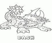 Coloriage skylanders giants bash