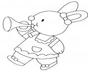 Coloriage lapin lapinot