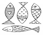 Coloriage super poisson avril