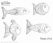 Coloriage poisson d avril par minus et gadouille