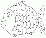 Coloriage poisson davril