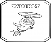 Coloriage Rusty Rivets Flying Robot