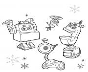 Coloriage rusty rivets christmas